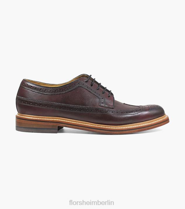 D280139 Burgund Schuhwerk Männer Florsheim Kenmoor II Wingtip Oxford