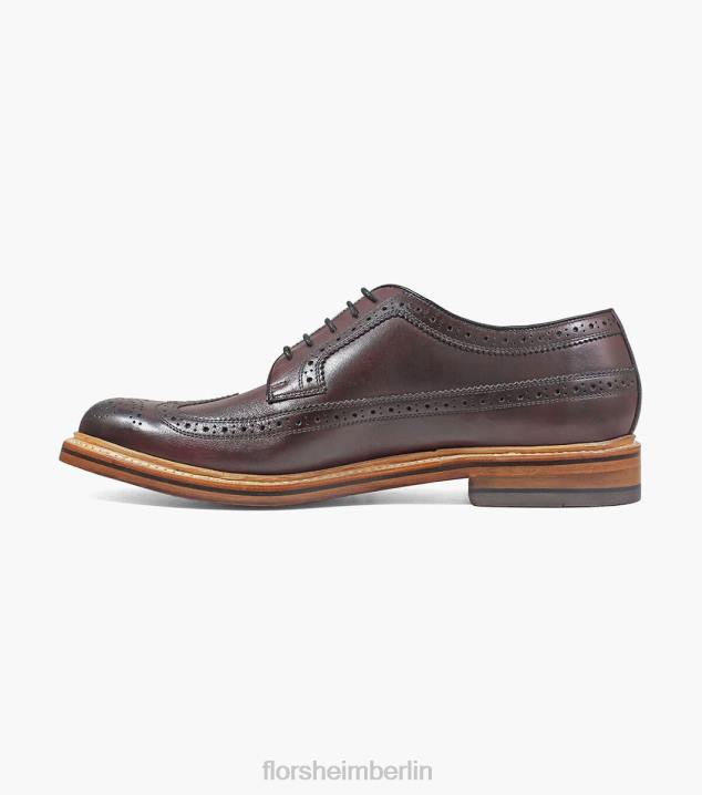 D280139 Burgund Schuhwerk Männer Florsheim Kenmoor II Wingtip Oxford