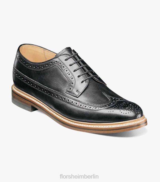 D280140 Schwarz Schuhwerk Männer Florsheim Kenmoor II Wingtip Oxford