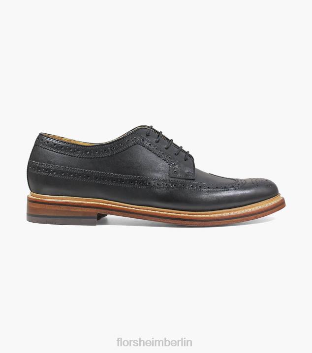 D280140 Schwarz Schuhwerk Männer Florsheim Kenmoor II Wingtip Oxford