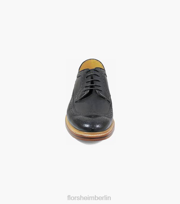 D280140 Schwarz Schuhwerk Männer Florsheim Kenmoor II Wingtip Oxford