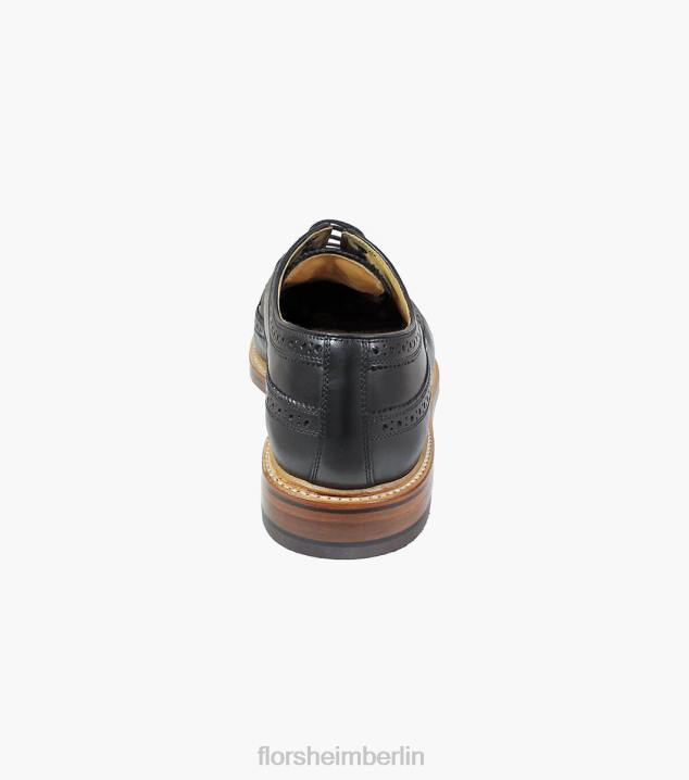 D280140 Schwarz Schuhwerk Männer Florsheim Kenmoor II Wingtip Oxford