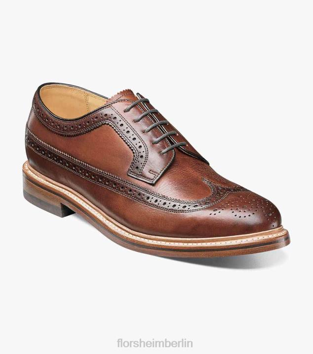 D280141 Cognac Schuhwerk Männer Florsheim Kenmoor II Wingtip Oxford