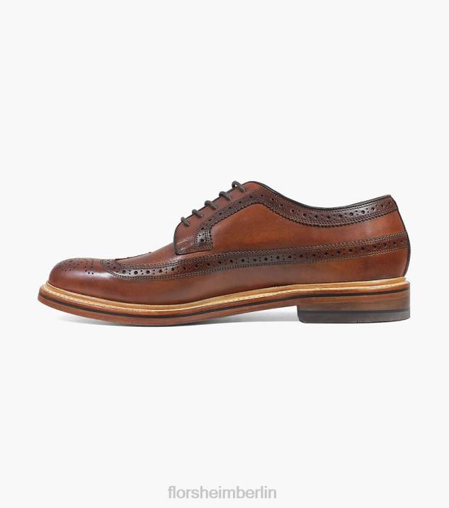 D280141 Cognac Schuhwerk Männer Florsheim Kenmoor II Wingtip Oxford