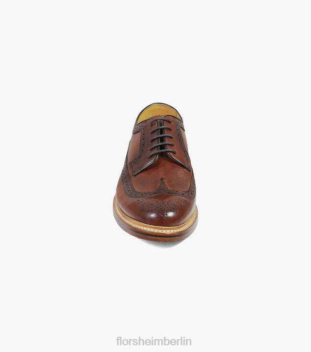 D280141 Cognac Schuhwerk Männer Florsheim Kenmoor II Wingtip Oxford