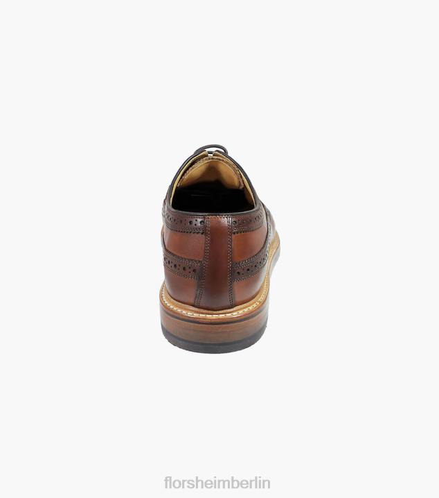 D280141 Cognac Schuhwerk Männer Florsheim Kenmoor II Wingtip Oxford