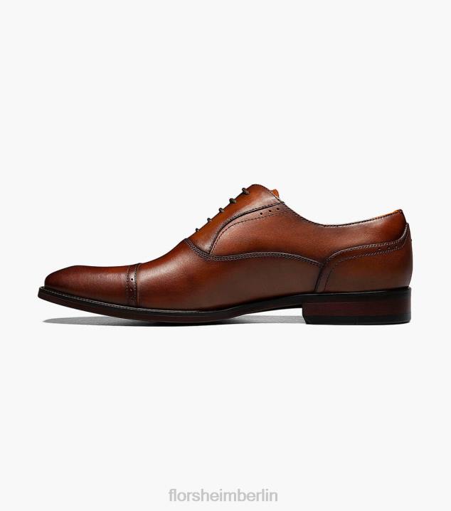 D280142 Cognac Schuhwerk Männer Florsheim Sorrento Cap Toe Oxford