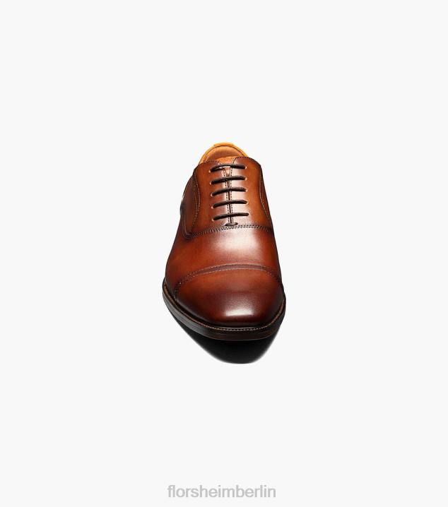 D280142 Cognac Schuhwerk Männer Florsheim Sorrento Cap Toe Oxford