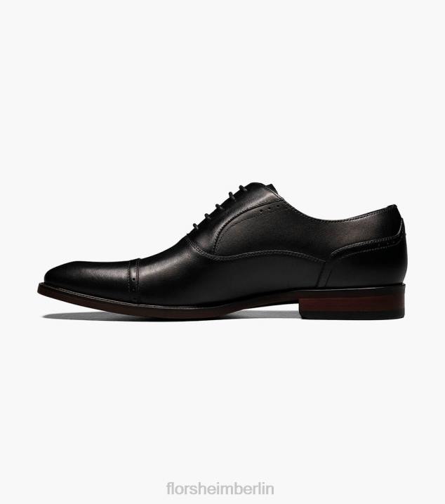 D280144 Schwarz Schuhwerk Männer Florsheim Sorrento Cap Toe Oxford