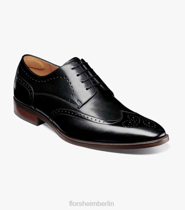 D280147 Schwarz Schuhwerk Männer Florsheim Sorrento Wingtip Oxford