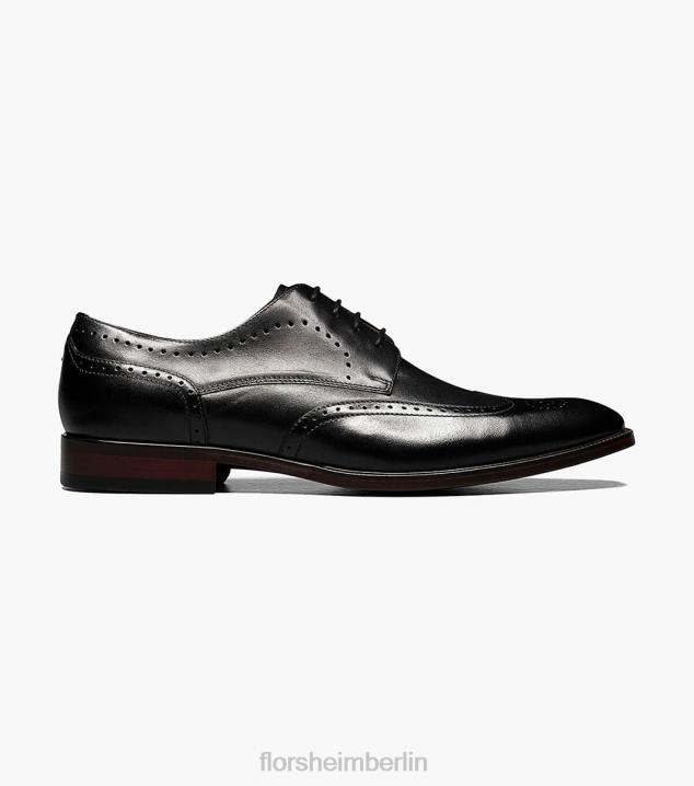 D280147 Schwarz Schuhwerk Männer Florsheim Sorrento Wingtip Oxford