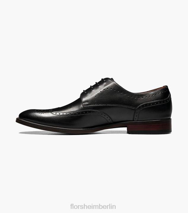 D280147 Schwarz Schuhwerk Männer Florsheim Sorrento Wingtip Oxford