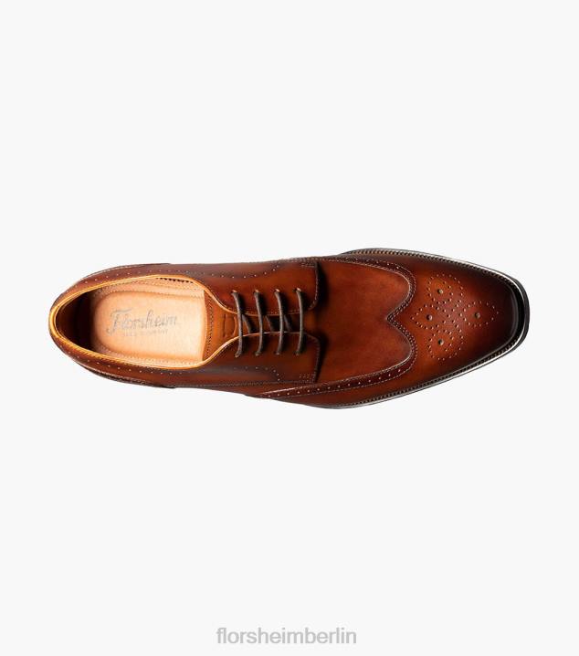 D280148 Cognac Schuhwerk Männer Florsheim Sorrento Wingtip Oxford