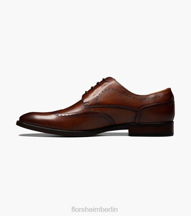 D280148 Cognac Schuhwerk Männer Florsheim Sorrento Wingtip Oxford