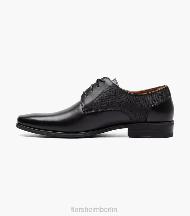 D280149 Schwarz Schuhwerk Männer Florsheim Jackson Plain Toe Oxford