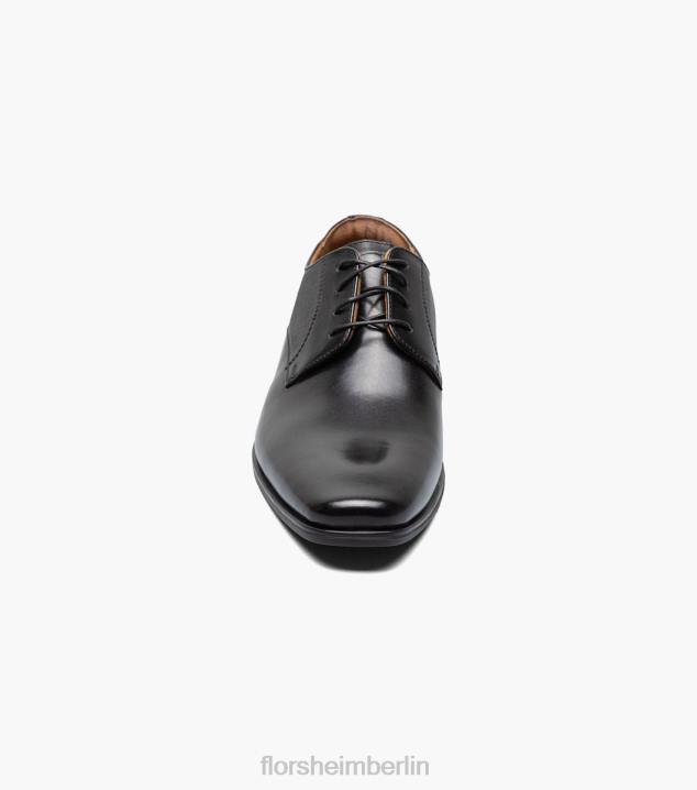 D280149 Schwarz Schuhwerk Männer Florsheim Jackson Plain Toe Oxford