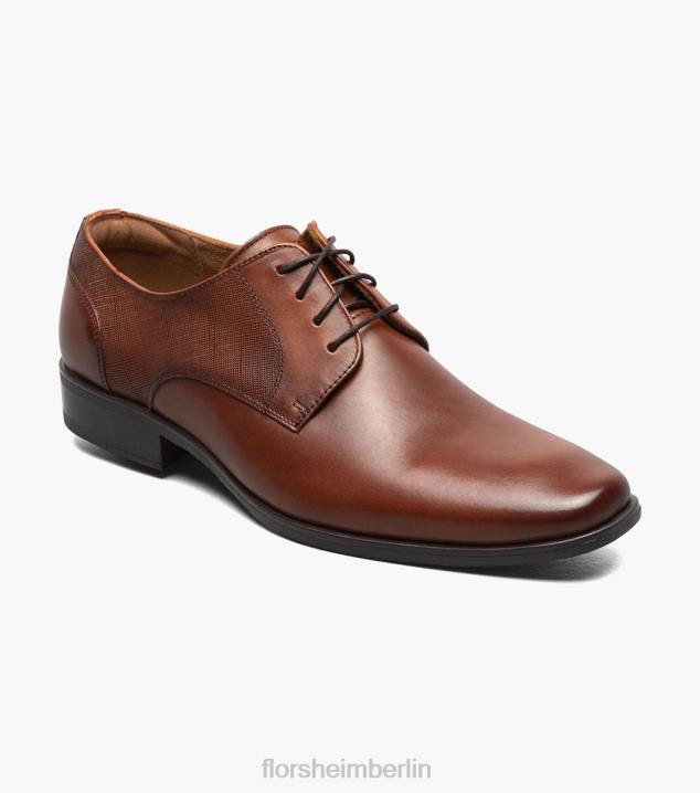 D280150 Cognac Schuhwerk Männer Florsheim Jackson Plain Toe Oxford