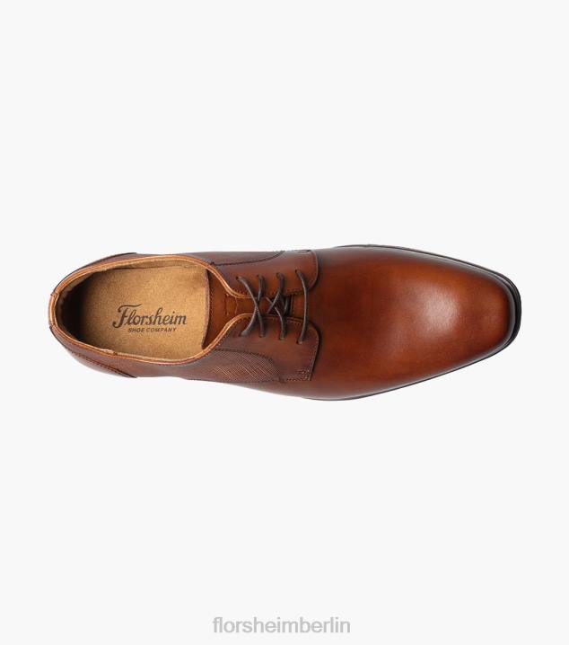 D280150 Cognac Schuhwerk Männer Florsheim Jackson Plain Toe Oxford