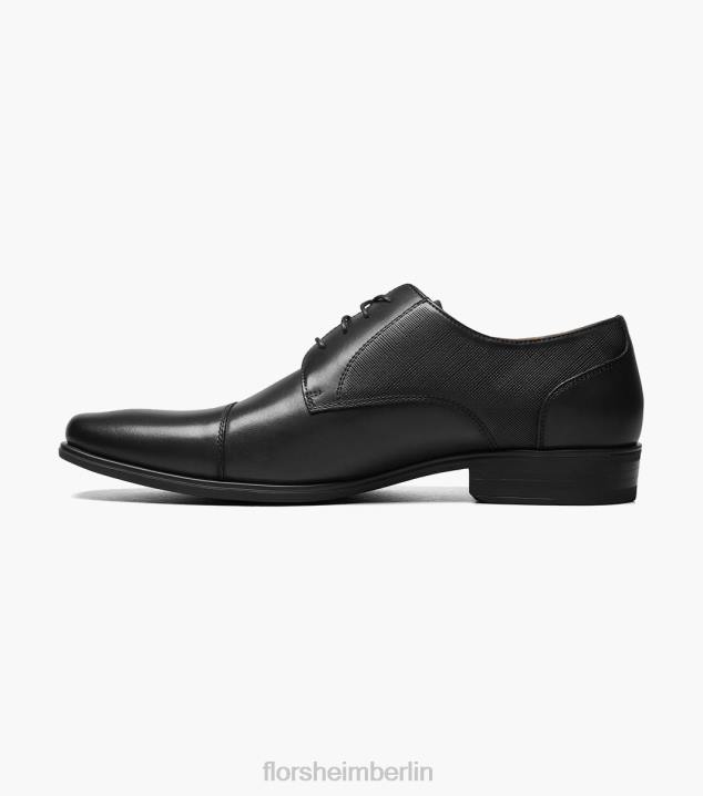 D280152 Schwarz Schuhwerk Männer Florsheim Jackson Cap Toe Oxford