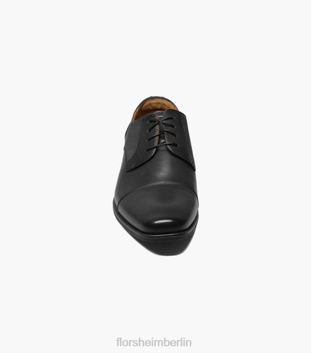 D280152 Schwarz Schuhwerk Männer Florsheim Jackson Cap Toe Oxford