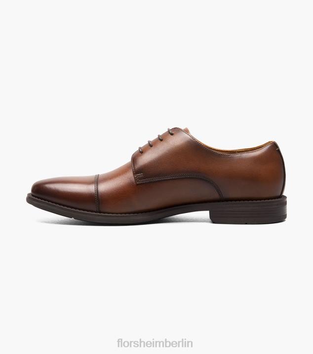 D280158 Cognac Schuhwerk Männer Florsheim Santucci Cap Toe Oxford