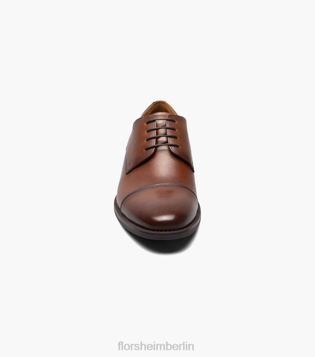 D280158 Cognac Schuhwerk Männer Florsheim Santucci Cap Toe Oxford