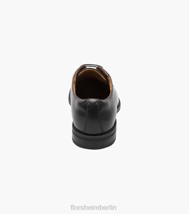 D280159 Schwarz Schuhwerk Männer Florsheim Santucci Cap Toe Oxford
