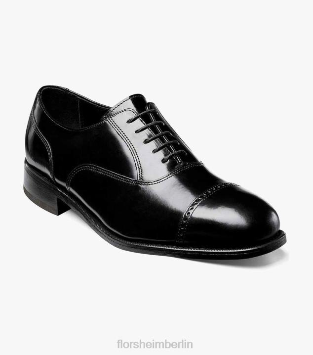 D280168 Schwarz Schuhwerk Männer Florsheim Lexington Cap Toe Oxford