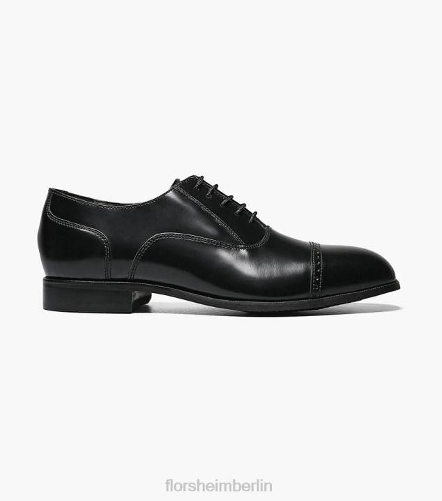 D280168 Schwarz Schuhwerk Männer Florsheim Lexington Cap Toe Oxford