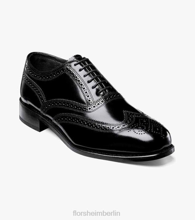 D280169 Schwarz Schuhwerk Männer Florsheim Lexington Wingtip Oxford