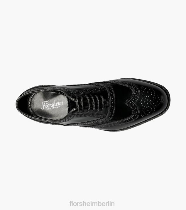 D280169 Schwarz Schuhwerk Männer Florsheim Lexington Wingtip Oxford
