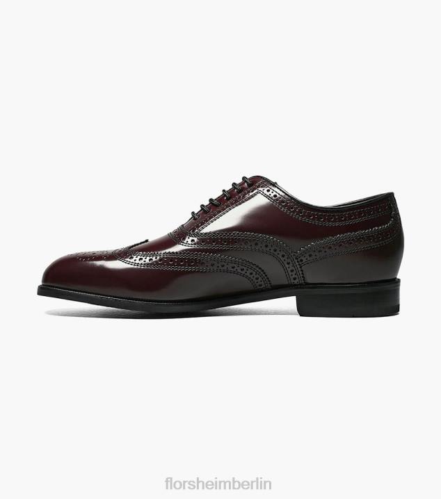 D280170 Burgund Schuhwerk Männer Florsheim Lexington Wingtip Oxford
