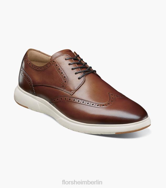 D280172 Cognac-Multi Schuhwerk Männer Florsheim Armaturenbrett Wingtip Oxford