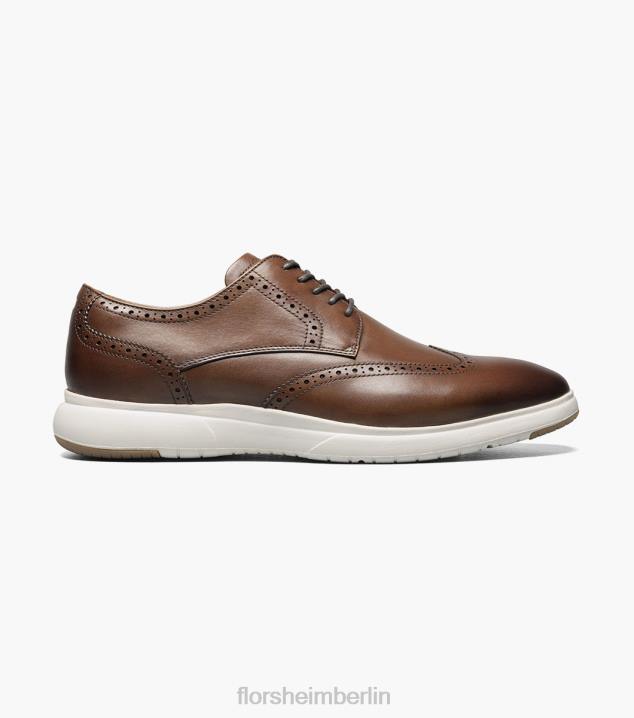 D280172 Cognac-Multi Schuhwerk Männer Florsheim Armaturenbrett Wingtip Oxford