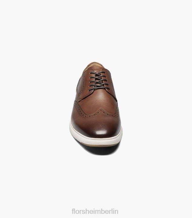 D280172 Cognac-Multi Schuhwerk Männer Florsheim Armaturenbrett Wingtip Oxford