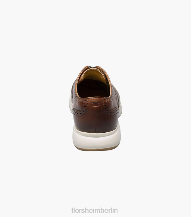 D280172 Cognac-Multi Schuhwerk Männer Florsheim Armaturenbrett Wingtip Oxford