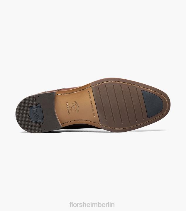 D280174 Cognac Schuhwerk Männer Florsheim Flex Plain Toe Oxford