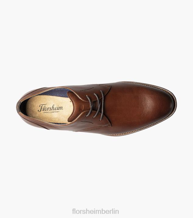 D280174 Cognac Schuhwerk Männer Florsheim Flex Plain Toe Oxford
