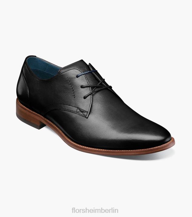 D280175 Schwarz Schuhwerk Männer Florsheim Flex Plain Toe Oxford