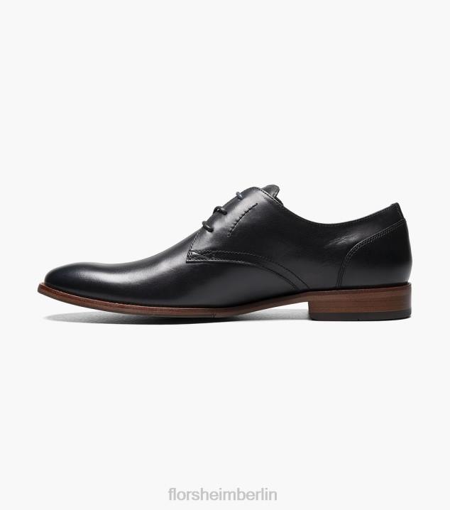 D280175 Schwarz Schuhwerk Männer Florsheim Flex Plain Toe Oxford