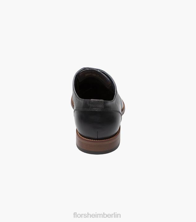 D280175 Schwarz Schuhwerk Männer Florsheim Flex Plain Toe Oxford