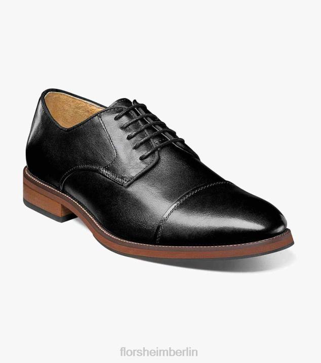 D280185 Schwarz Schuhwerk Männer Florsheim Blaze Cap Toe Oxford