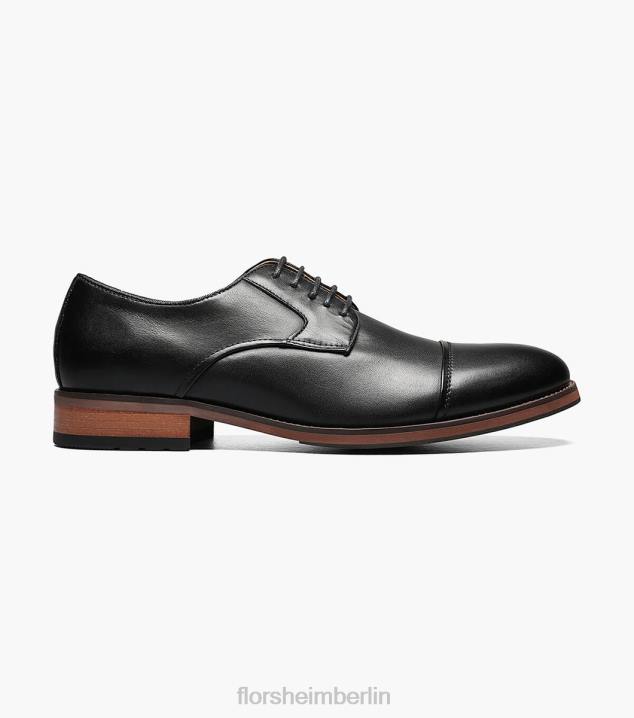 D280185 Schwarz Schuhwerk Männer Florsheim Blaze Cap Toe Oxford