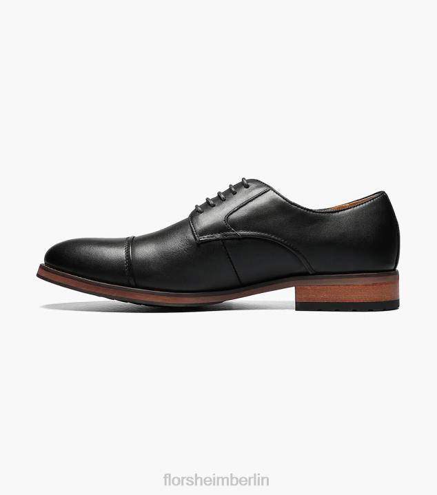 D280185 Schwarz Schuhwerk Männer Florsheim Blaze Cap Toe Oxford