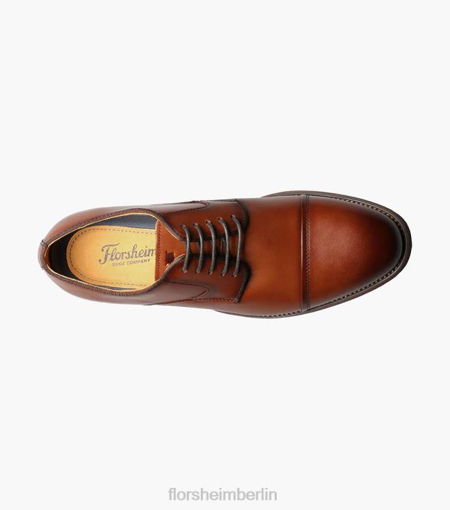 D280186 Cognac Schuhwerk Männer Florsheim Blaze Cap Toe Oxford