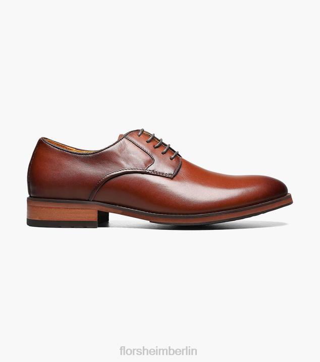 D280187 Cognac Schuhwerk Männer Florsheim Blaze Plain Toe Oxford