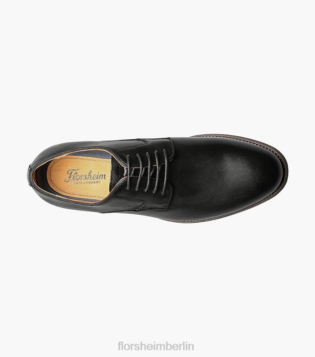 D280188 Schwarz Schuhwerk Männer Florsheim Blaze Plain Toe Oxford