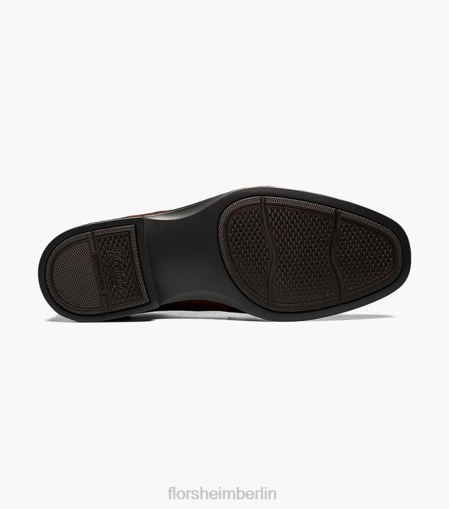 D280192 Cognac Schuhwerk Männer Florsheim Vorhersage wasserdichter Oxford mit schlichter Zehenpartie