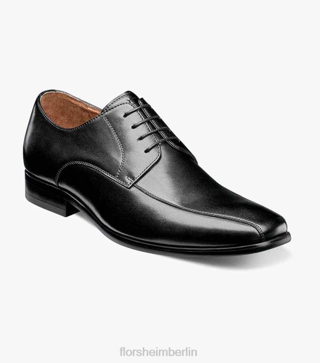 D280194 schwarz glatt Schuhwerk Männer Florsheim Postino 2 Bike Toe Oxford