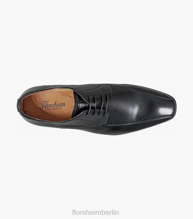 D280194 schwarz glatt Schuhwerk Männer Florsheim Postino 2 Bike Toe Oxford